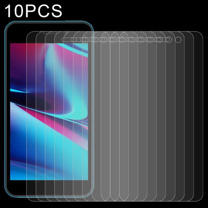 10-pack clear 2.5D tempered glass screen protectors for smartphone screen