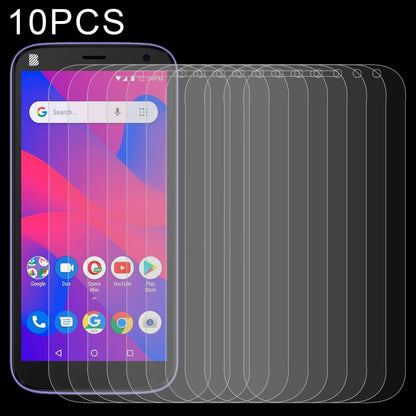 Clear 2.5D tempered glass screen protectors, 10-pack; phone screen protection set