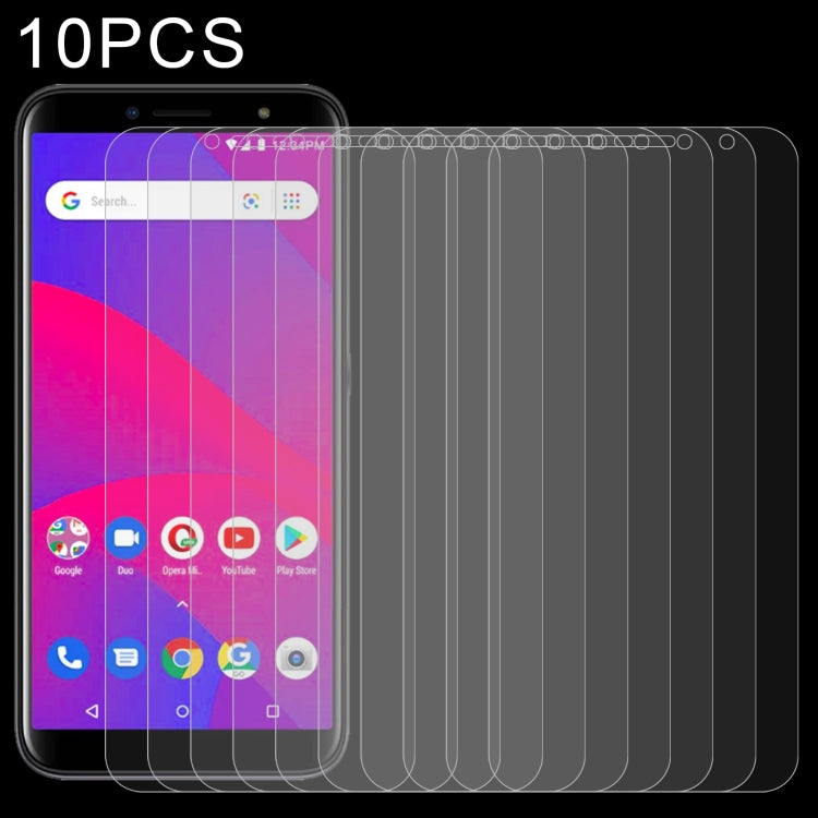 10-pack clear 2.5D 9H tempered glass screen protectors for phone front screen