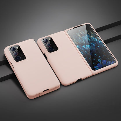 Pink PC phone case for OPPO Find N with raised camera cutouts