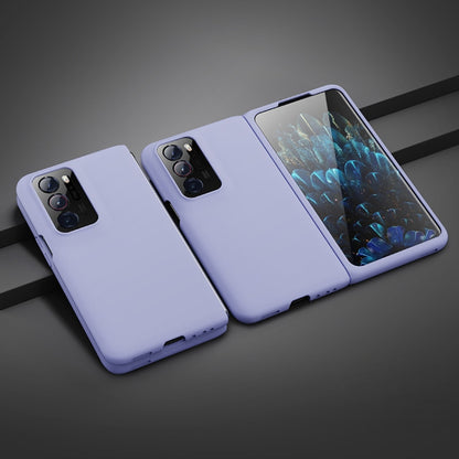 Purple PC phone case for OPPO Find N with raised camera cutouts