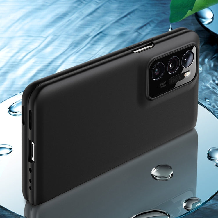 Black PC phone case for OPPO Find N with camera bump and side button openings