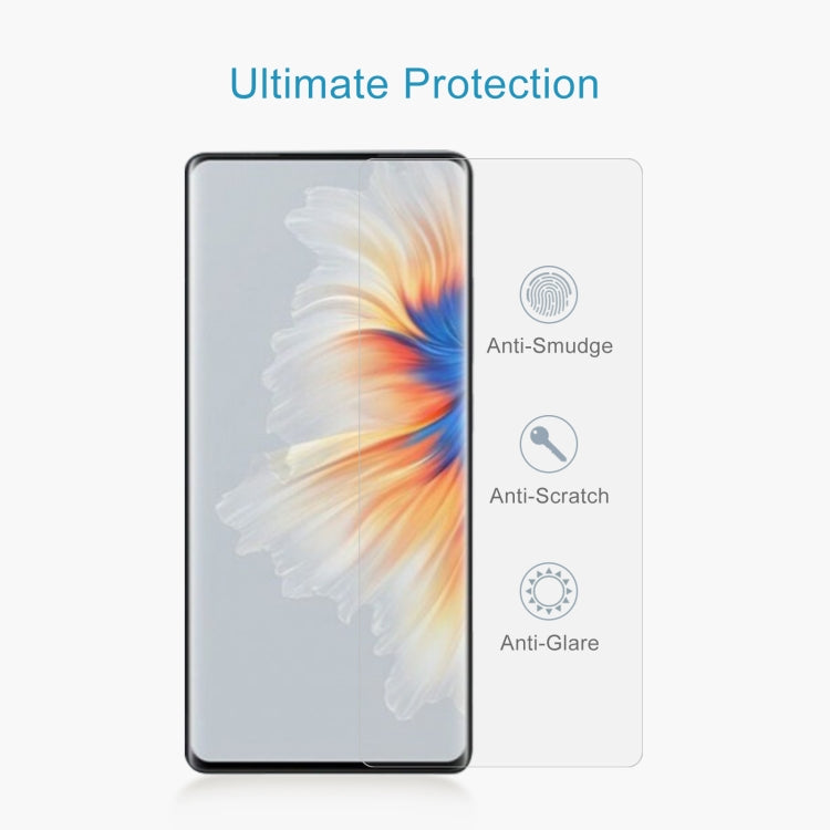 Tempered glass screen protector film with anti-smudge, anti-scratch, and anti-glare features