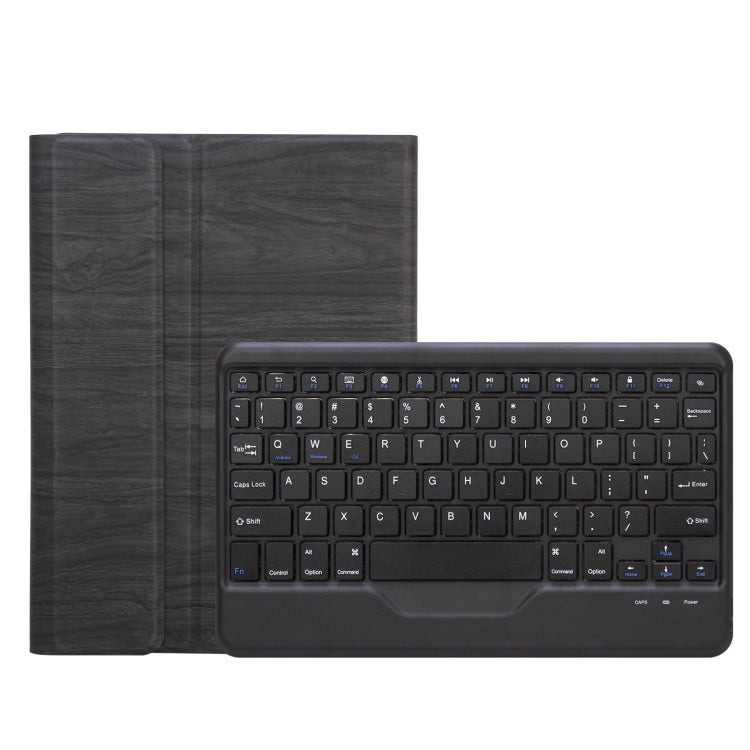 Black Bluetooth keyboard folio case with visible keys and trackpad