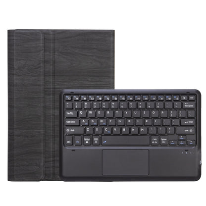 Keyboard folio case view showing full keys and trackpad area with dark frame