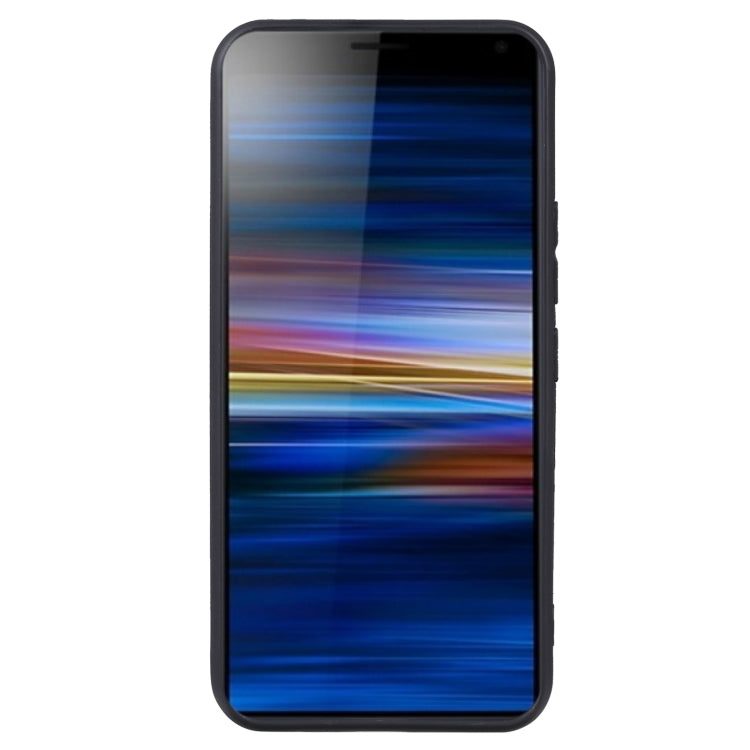 Dark TPU phone case covering the phone front and sides
