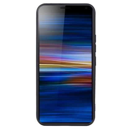 Dark TPU phone case covering the phone front and sides