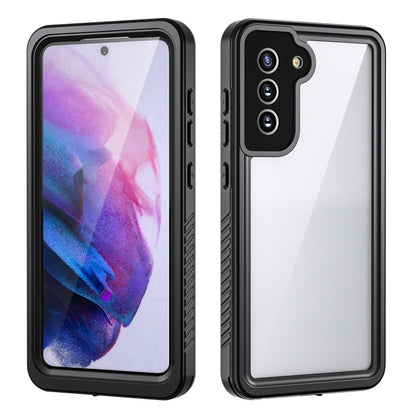 Black shockproof waterproof phone case with raised corners and triple camera cutout