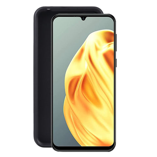 Black TPU phone case for Ulefone phone, slim cover with raised screen edges