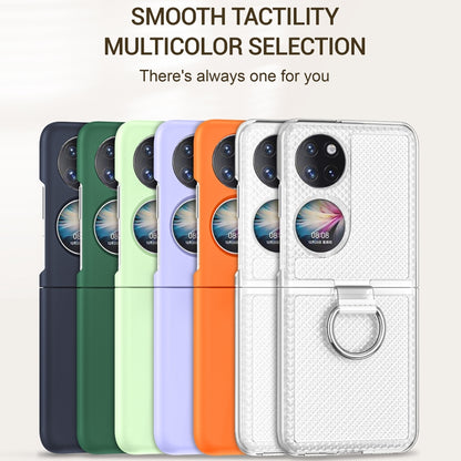 Multi-color phone cases showing circular ring holder and camera cutouts