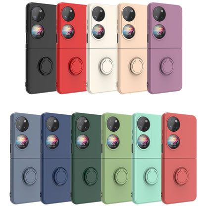 Smartphone ring holder phone case in multiple colors, with circular ring on back