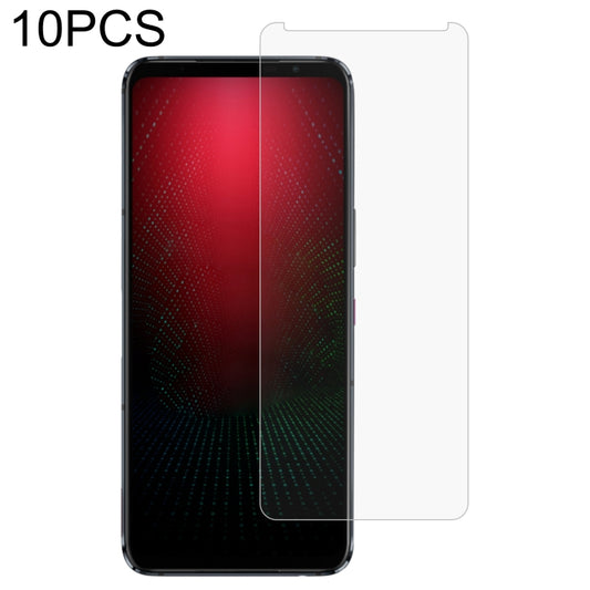 Tempered glass screen protector, clear 2.5D film for smartphone (10-pack)