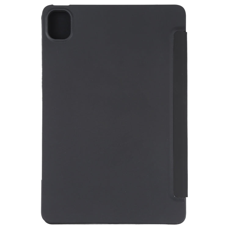 Black tablet case with camera cutout and slim cover on the front