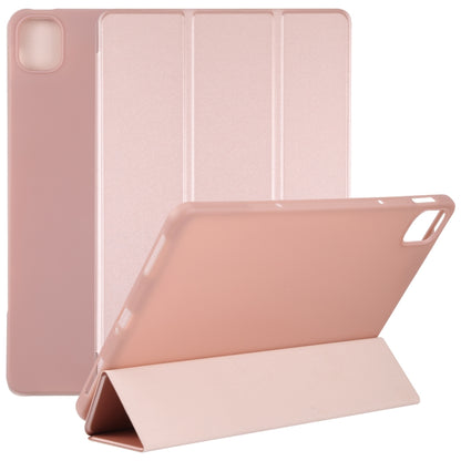 Rose pink three-fold tablet case with stand, leather-style, for Mi Pad 5