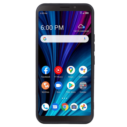 Black TPU phone case with front-edge protection and cutouts for camera and ports