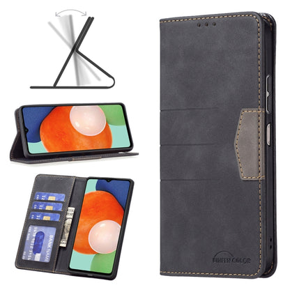 Dark gray leather wallet phone case with card slots and flip stand, front cover closed