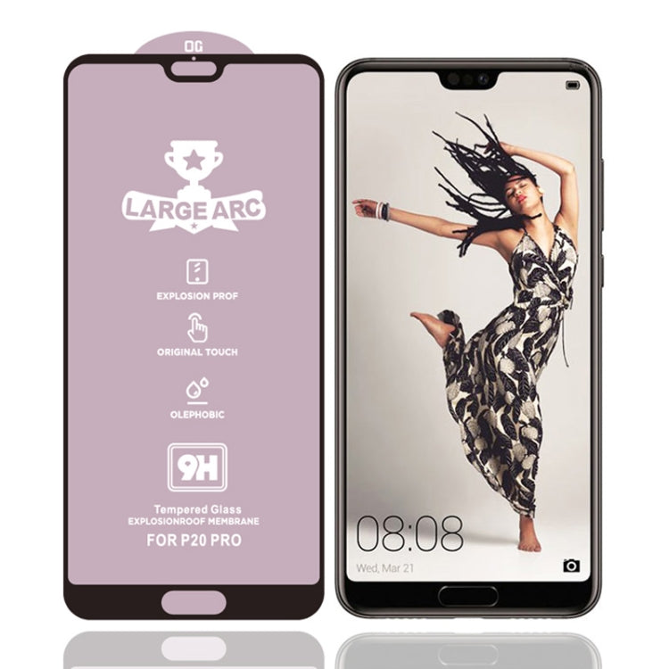 Tempered glass screen protector for smartphone, full-screen coverage with rounded edges