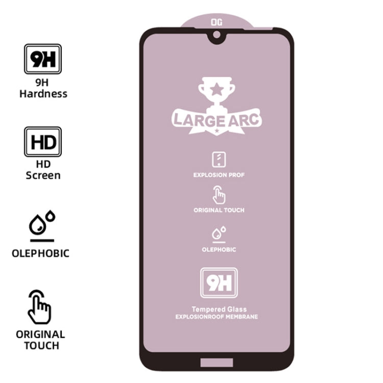 Tempered glass screen protector with 9H hardness, HD screen, oleophobic coating icons