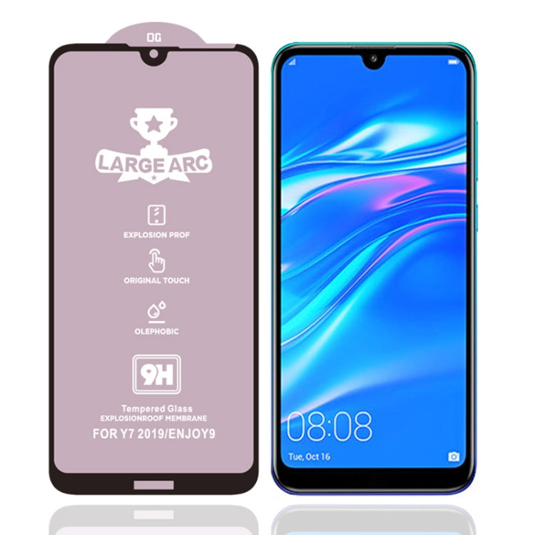 9H tempered glass screen protector with full-screen coverage, shown on phone with 08:08