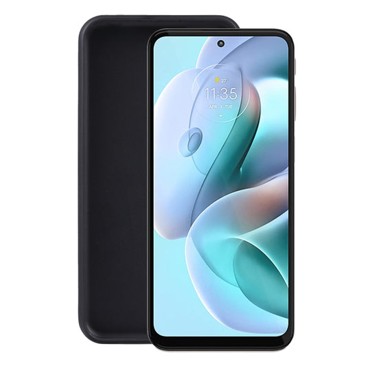 TPU phone case with black frame, shown with front and back for a smartphone