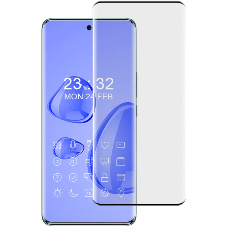 Curved full-screen tempered glass screen protector film on front phone