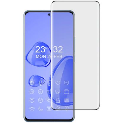 Curved full-screen tempered glass screen protector film on smartphone front