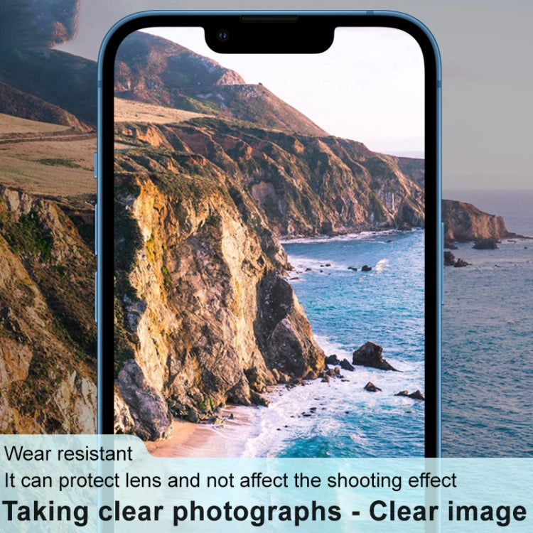 Phone screen view with integrated rear camera lens tempered glass film, clear camera protection