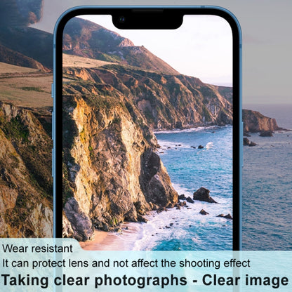 Phone screen view with integrated rear camera lens tempered glass film, clear camera protection