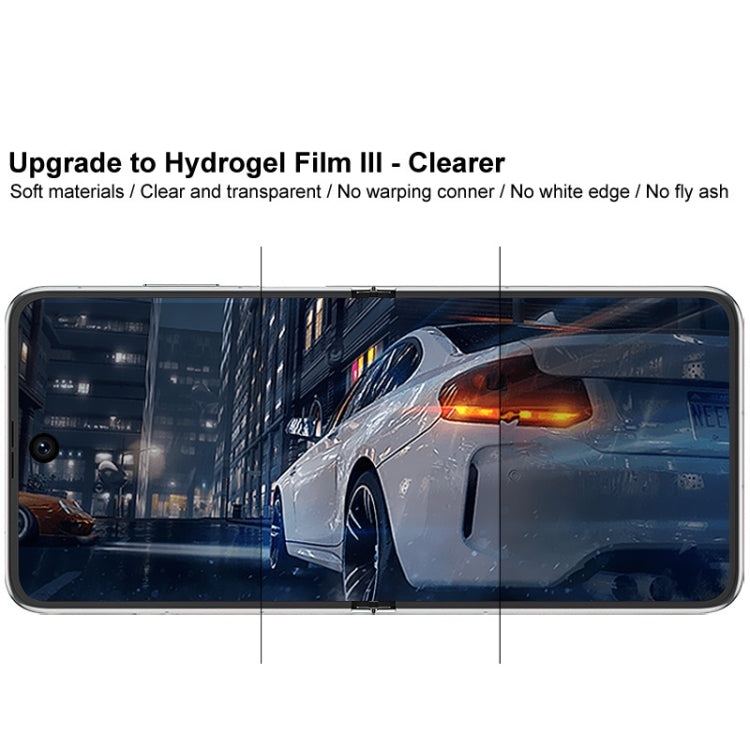 Curved hydrogel screen protector film for Huawei P50 Pocket, full-screen coverage layer