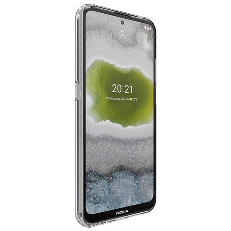 Transparent TPU phone case with precise cutouts and slim edge protection