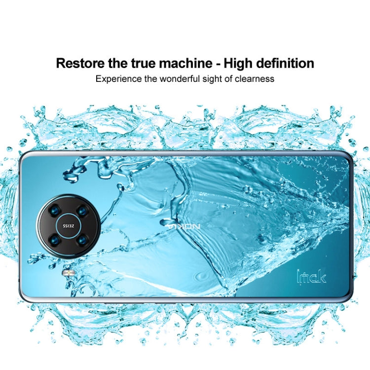 Clear TPU phone case on a blue phone with splash-ready edge protection