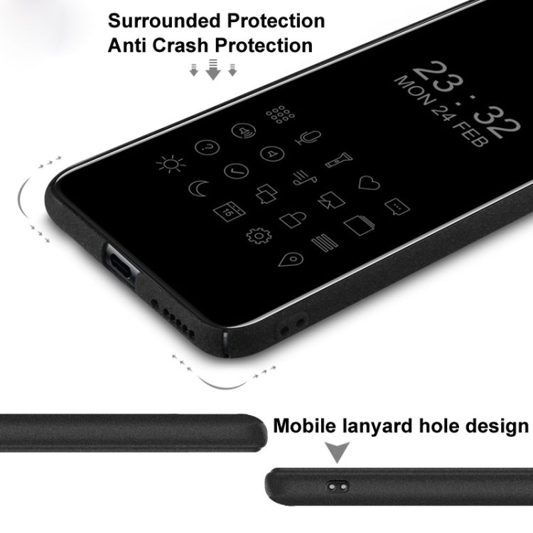 Black phone case edge with port openings and a small lanyard hole near the bottom