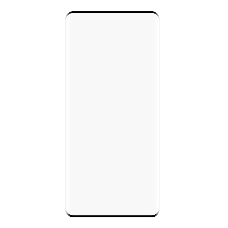 Single clear tempered glass screen protector with curved edges
