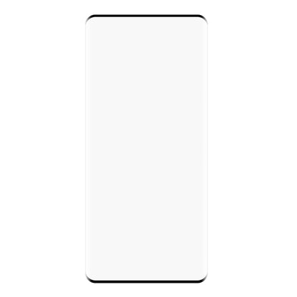 Single clear tempered glass screen protector with curved edges