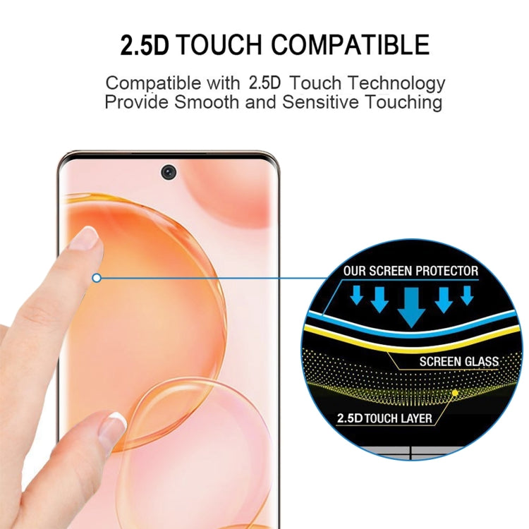 2.5D touch tempered glass screen protector with smooth rounded edges