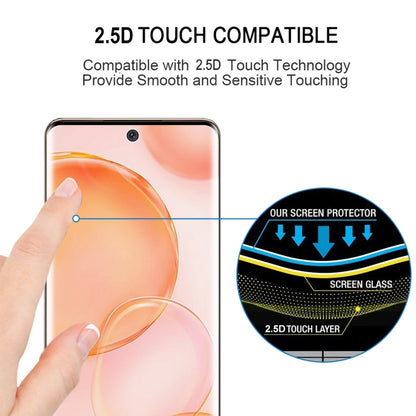 2.5D touch tempered glass screen protector with smooth rounded edges