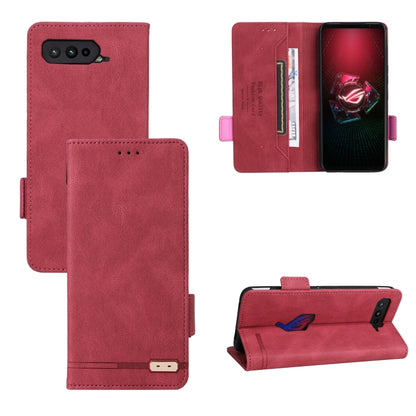 Magnetic clasp leather phone wallet case, rose pink with stitched fold flap