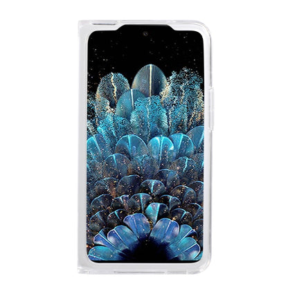 Transparent fold phone case for OPPO Find N, clear front with screen window