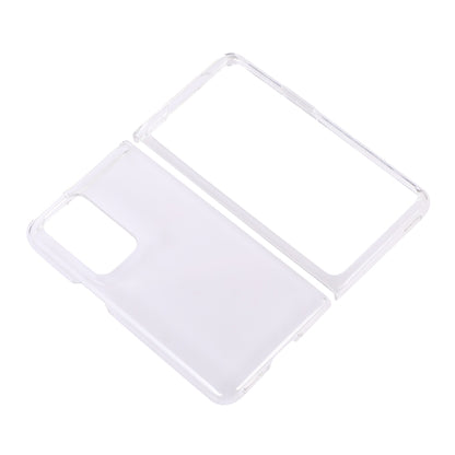 Transparent fold phone case for OPPO Find N, clear folding design with side cutout
