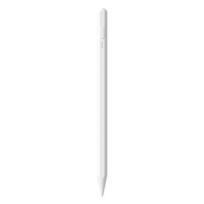 Universal active capacitive stylus pen with fine pointed tip, white body