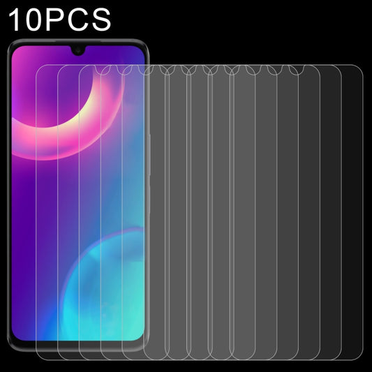 10-pack 2.5D tempered glass screen protectors, for front glass coverage on a smartphone