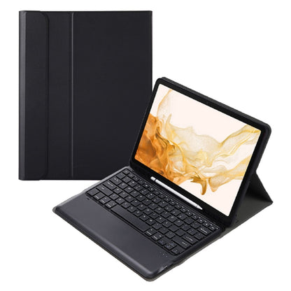 Black split Bluetooth keyboard leather case with folding stand for tablet