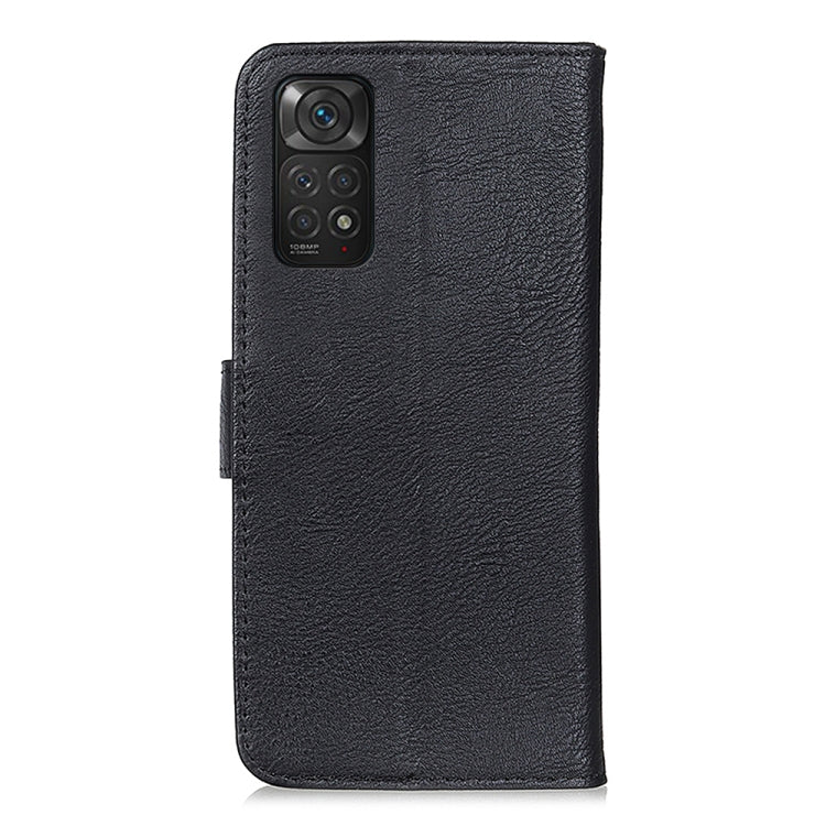 Black leather flip phone case with camera cutout and edge side cover