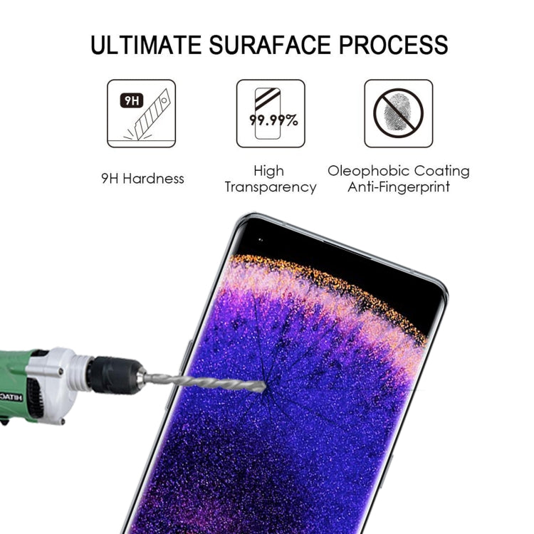 Tempered glass screen protector with 9H hardness and anti-fingerprint coating
