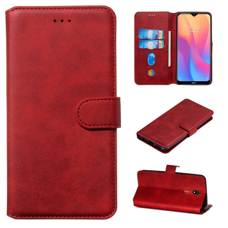 Classic Calf Texture Horizontal Flip PU Leather Case, with Holder & Card Slots & Wallet, For Xiaomi Mi Note 10 / Note 10 Pro / CC9 Pro, For Xiaomi Redmi Note 8T, For Xiaomi Mi 9 Pro, For Xiaomi Redmi 8A / Redmi 8, For Vivo Y19 / U3                     ...