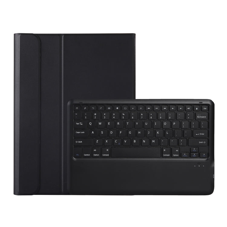 Dark gray keyboard cover case with integrated QWERTY keys, front view