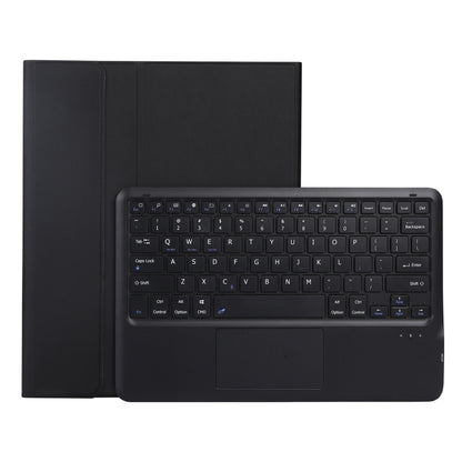 Detachable Bluetooth keyboard tablet case, keyboard side and trackpad area visible