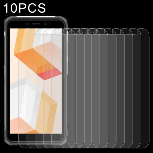 10-pack tempered glass screen protectors with 2.5D curved edges for phone display