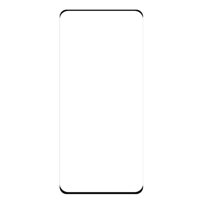 Clear tempered glass screen protector film with rounded edges and black outline