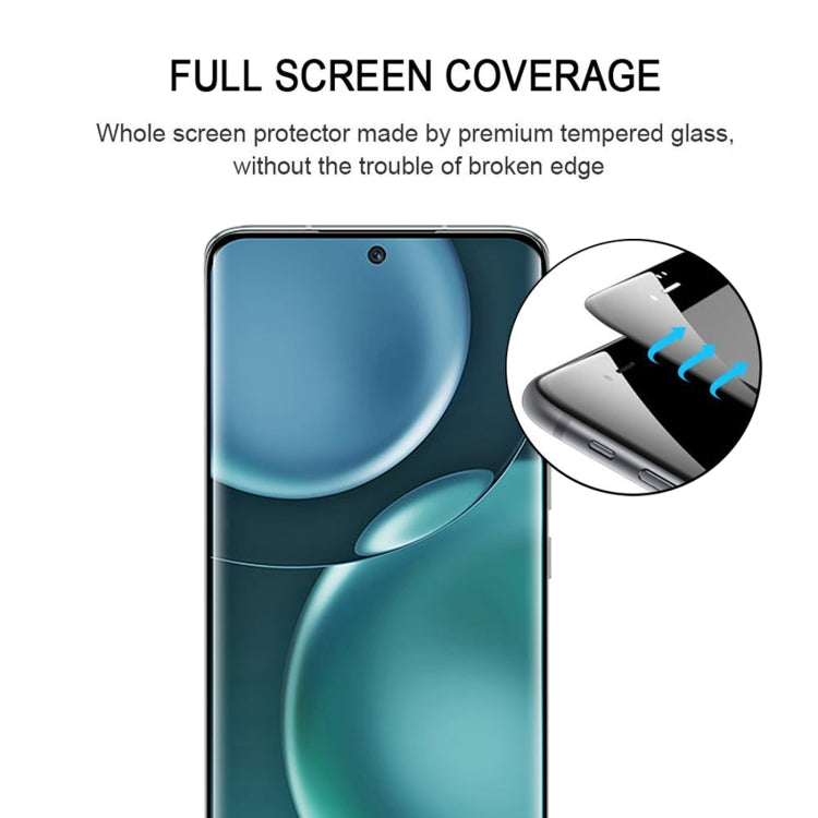 Curved edge full screen tempered glass protector film for a precise phone fit
